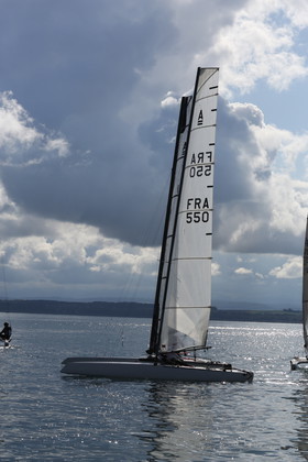 Les Catamarans A-Cat à Bevaix