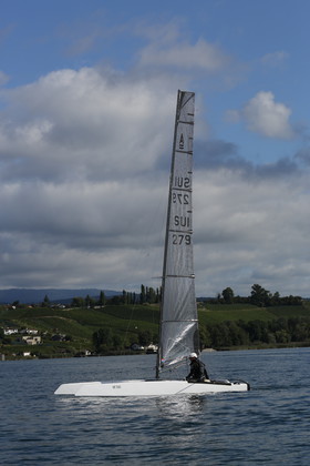 Les Catamarans A-Cat à Bevaix