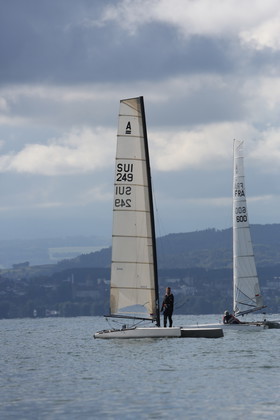 Les Catamarans A-Cat à Bevaix