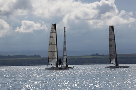 Les Catamarans A-Cat à Bevaix