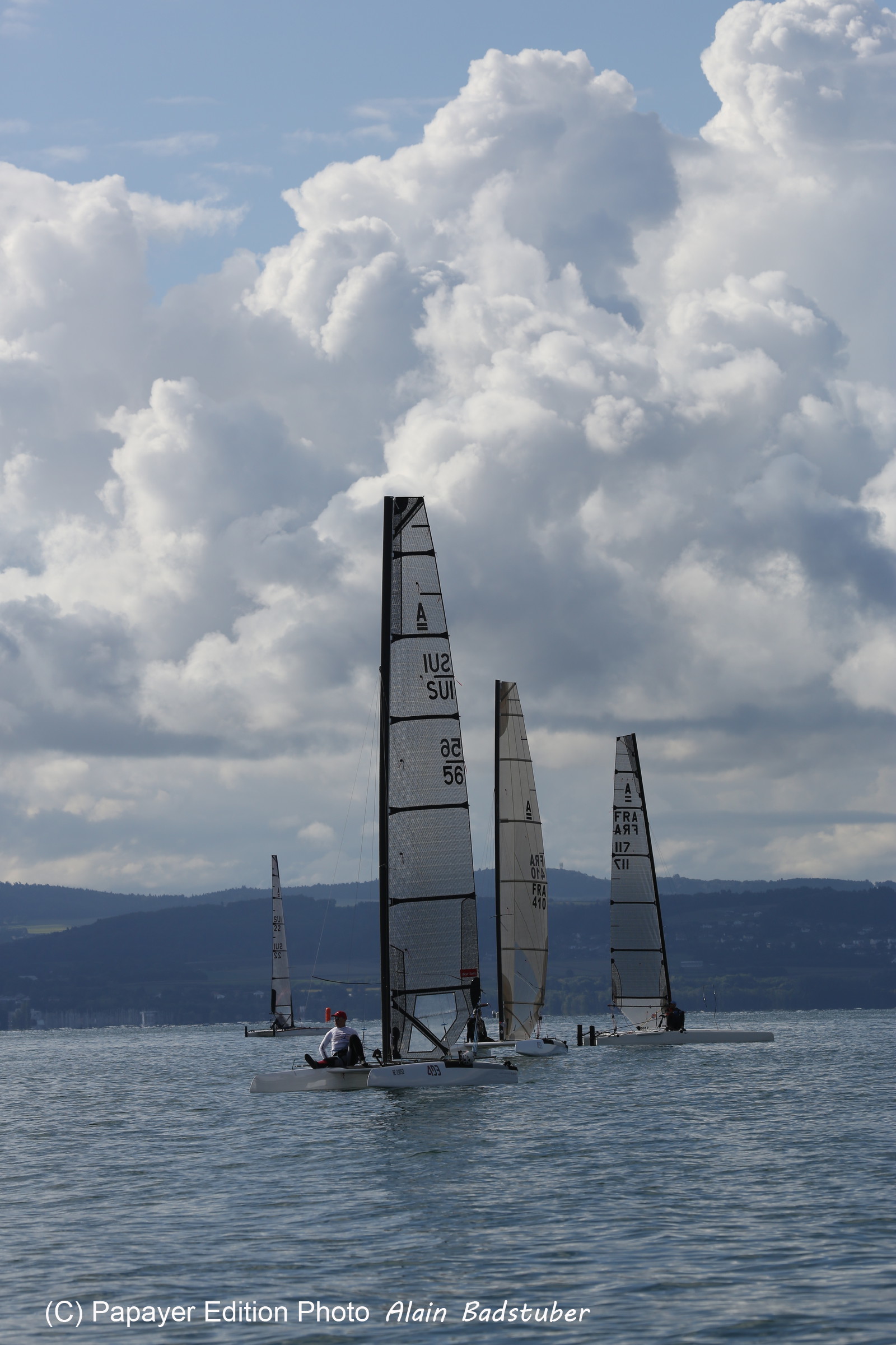 Les Catamarans A-Cat à Bevaix